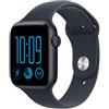 Apple Watch SE [3nd generation] SE 3 GPS, Cassa 44 mm in alluminio mezzanotte co