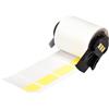 Brady M6-31-427-YL etichetta per stampante Trasparente, Giallo Etichetta per sta