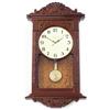 Grtheenumb Miniature per case delle bambole, accessori e mobili per case delle bambole Orologio da parete vintage in legno Accessori in scala 1/12 Cose miniatura fai-da-te per soggiorno Sala studio