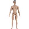 Grtheenumb Action Figure Personalizzate | Action Figure in Scala 1/6 Figura Muscolare Maschile Posabile Multisnodata Corpo con Testa per Collezione di Bambole da Esposizione, Beige