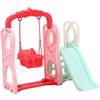 Faroby 1 set altalena per bambole con scivolo, simpatico giocattolo realistico in miniatura per accessori per casa delle bambole per bambini