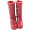 Lawnrden Stivali da Pioggia per Bambole in Miniatura 1:12 Scala Solido Colore Fai -da -Te Scarpe da Pioggia per la Decorazione di di plastica per Accessori per la casa delle Bambole, Rosso |.Stivali