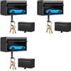 SODIAL 3X per Garage Auto, Portachiave per Auto da Parete, Piccoli Por5804