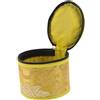 OFFSCH Giallo Custodia Ricamo Sonora in Tibetana Cotone per Ciotola | Chiusura a Zip, Uso Pratico come Tappetino, Finitura Delicata, Borsa Rituale per Oggetti di Cerimonia Colore Casuale
