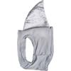 Grtheenumb Costume da squalo, Pinna di squalo per Cani Divertente Gilet Morbido per Cani con Pinna Verticale Comfort Simpatici Costumi per Animali Domestici per la Festa di Cosplay di Halloween