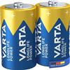 VARTA, PILE HIGH-ENERGY TORCIA 2PZ | Formato LR20, Made in Germany, conservazione fino a 10 anni, per console di gioco, spazzolino, mouse, controller o torcia