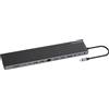 Conceptronic DONN32B 14-in-1 MST Docking Station USB 3.2 Gen 1, HDMI x 2, DP, Gb