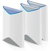 Netgear Router Netgear Orbi Pro SRK60B03 con 2 satelliti sistema wifi copertura fino a 525mÂ² Triband Bianco [B07P567375]