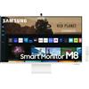 Samsung Monitor Led 32'' Samsung LS32BM801UU 4K Ultra HD 3840x2160p 4ms classe G Bianco [LS32BM801UUXEN]