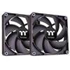 Thermaltake Ventola 120x120 Thermaltake CT120 PC 120mm 2pz Nero [CL-F147-PL12BL-A]