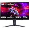 Lg Monitor Led 27'' Lg 27GR75Q Quad HD 2560x1440p 1ms classe F Nero [27GR75Q-B.AEU]