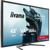 Iiyama Monitor Led 42.5'' Iiyama G Master G4380UHSU-B2 4K Ultra HD 3840x2160/0.4ms/classe F/Nero [G4380UHSU-B2]