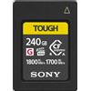Sony 240GB Scheda di memoria Sony CFexpress Tipo A Nero Grigio [CEAG240T]