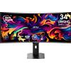 Msi Monitor da gioco 34'' Msi MPG 341CQR QD-OLED X36 UWQHD 3440x1440p 0.03ms classe F Nero [9S6-3DE29A-001]