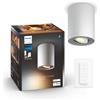 Philips Hue White Amb. Pillar Spot 1 flg. bianco 350lm DS