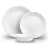 Corelle Bella Faenza - Stoviglie per 12 persone | stoviglie di alta qualità in esclusivo vetro vetrinell™ pressato, utilizzabile in forno a 175 °C, adatto al microonde, congelatore e lavabile in