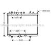 AVA QUALITY COOLING Ava Rad. Peugeot 407 1.8I 04- Pea2255