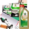 CASTROL Kit Tagliando Castrol BMW 3 E46 330d 150kW 4 Filtri + 7L Olio Motore Edge 5W30 M