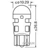 OSRAM LEDriving SL Standard W5W GREEN 12V BLI2
