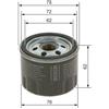 BOSCH FILTRO OLIO FORD C-MAX II/KUGA III 1.0/1.5 EcoBoos
