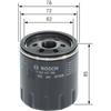 BOSCH filtro olio citroen berlingo/C4/C5 hdi peugeot 206