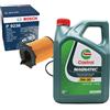 BOSCH Filtro Olio Bosch 1457429238 e Olio Castrol 5W30 4 Litri