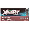 SPEED Xenergy Batteria Autocarro 110Ah 800A Dx 345X173X212 X110D/P
