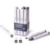 COPIC Set Marcatore A2 da 12, Neutro Grigio