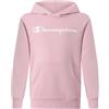 Champion Script Shop - Felpa con Cappuccio da Ragazzo, Blu Navy