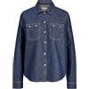 JJXX JXJULES Camicia in Jeans | Relaxed Fit, Maniche lunghe, Corto, Casual, Temperatura massima 30°C ciclo delicato