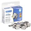 Rapesco CP10060S Supaclip 60 Clips, Acciaio Inossidabile, Scattola da 100 | Mollette di Ricarica