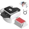 Mapille Miscelatore automatico per carte da gioco elettrico. Ideale per miscelare 1-2 mazzi di carte. Dispone di modalità automatica e manuale. Silenzioso, perfetto per giochi di carte come il Texas Hold'em e il poker. Colore: nero e bianco