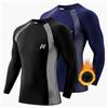 MEETWEE Maglia Termica Uomo, Maglia a Manica Lunga Compression Maglietta Biancheria Intima Sport T-Shirt Baselayer da Corsa Ciclismo Fitness