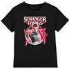 Stranger Things Stranger Things Eleven Lightning Poster Kids T Shirt, Black T-Shirt Unisex - Bambini e Ragazzi (Pacco da 1)