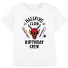 Stranger Things Hellfire Birthday Crew Kids T Shirt, White