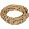 FANTON cavo elettrico tessile colore oro treccia seta 5mt 3G0,75 filo rivestito in tessuto vintage stile retrò per lampadari applique 93846-05