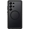 OtterBox Cover Defender XT Magneti, Galaxy S25 Ultra, Trasparente/Nero | Custodia Trasparente con Magneti, resistente a cadute, ultra robusta, testata 7x vs le norme anti caduta MIL-STD 810G