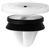 Restagraf Clip per pannello interno e porta in sacchetto per veicoli Renault/Peugeot/PSA/Nissan, 8,2 mm, punzonatura, confezione da 8, bianco/nero