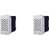 Elektronova Ronzatore bronzo compatibile Bticino Matix 6A 230V colore bianco - Confezione 2 pezzi