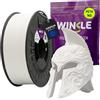 WINKLE FEED YOUR PRINTER WINKLE Filamento PETG 2.85mm Bianco Glaciale, Bobina da 1kg, Filamento per Stampante 3D FDM, Precisione Dimensionale +/- 0.03mm, Alta Resistenza Agli Urti e Facile da Stampare