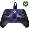 Turtle Beach Rematch Advanced Dark Cosmos Controller da gaming con cavo per Xbox e PC. Con licenza per Xbox con pulsanti rimappabili, grilletti sensibili e comandi audio