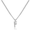 GD GOOD.designs EST. 2015 Catena con lettere in argento da donna I Collana skin-friendly con ciondolo iniziale I Catena di lettere in acciaio inossidabile in argento.