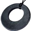 Heka Naturals Collana Pendente Cristallo Shungite | Cristalli Curativi e Collana Chakra - Gioielli in Pietre Preziose per Uomo e Donna - Regali Spirituali e Gioios