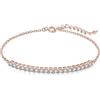 JewelryPalace Bracciale Donna Argento 925 con Creato Moissanite, Amor Eterno Braccialetto Donna con Pietra a Taglio Rotondo, Bracciale Catena in Tre Ori Anniversario Set Gioielli Donna