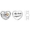 LANBEIDE Ciondolo a forma di animale in aereo per charm Pandora, in argento Sterling 925, per braccialetti Pandora, regalo per donne