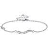 YAFEINI Bracciale a forma di animale in argento Sterling, bradipo, mucca delle Highland, pinguino, colibrì, panda rosso, axolotl, pietra di luna, opale, ali d'angelo, corno italiano, libellula