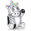 LaMenars Animale Anatra Elefante Charm 925 Sterling Silver Beads Adatto Pandora Bracciali, Halloween Compleanno Gioielli Regali Donne Ragazze