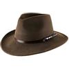 Classic Italy - Cappello Fedora Feltro Ripiegabile Idrorepellente Tesa Larga Classic Wide Fedora