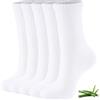 BambooHop Calzini Donna Bambù Sportivi da Tennis Ammortizzati, 5/10 Paia, 35-42 | 45% viscosa bambù e cotone, suola in spugna, punta e tallone rinforzati - morbidi per sport e quotidiano.