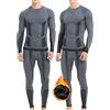 NOOYME Biancheria Intima Termica Intimo Termico Uomo Maglia Termica Uomo Base Layer Traspirante per Sport Corsa Ciclismo Sci